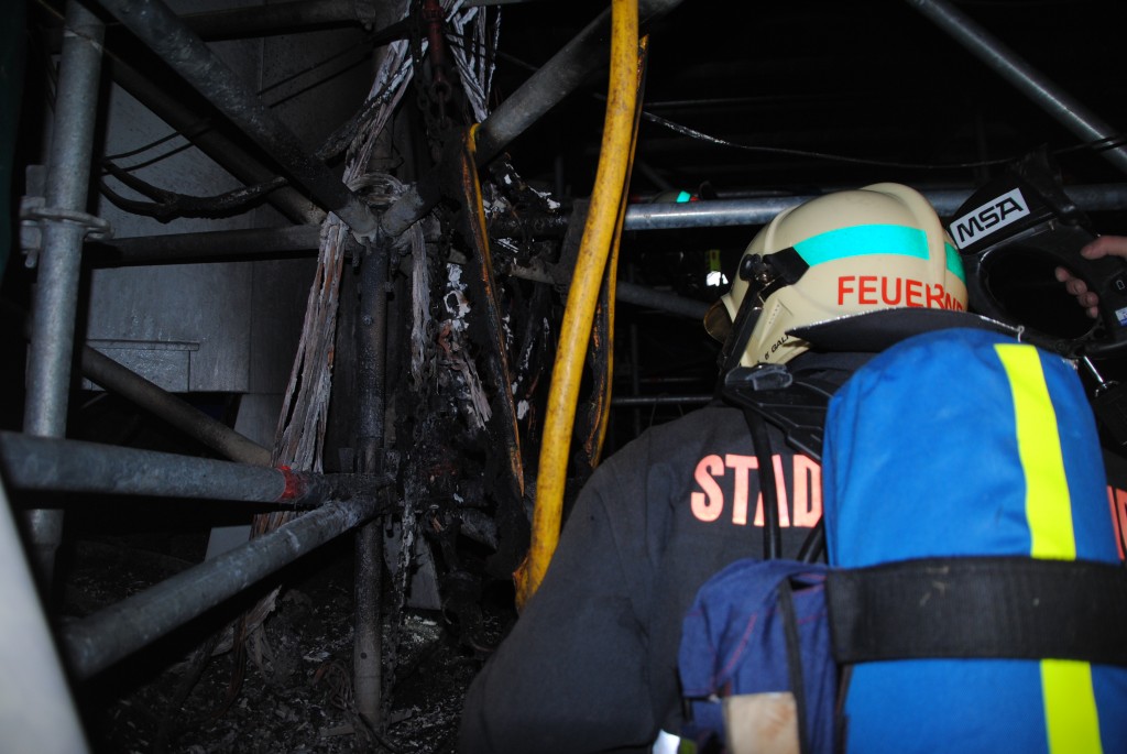Im Hahnenkamm-Starthaus gab es wieder "Brand aus"!
