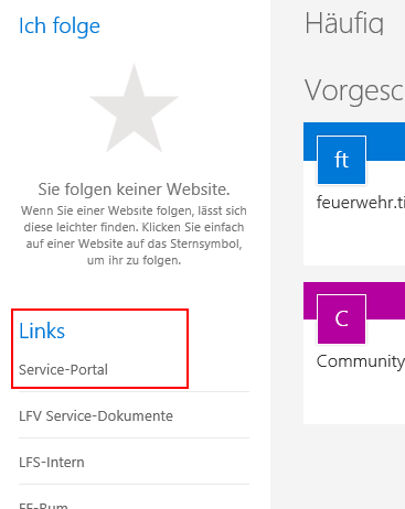 Serviceportal