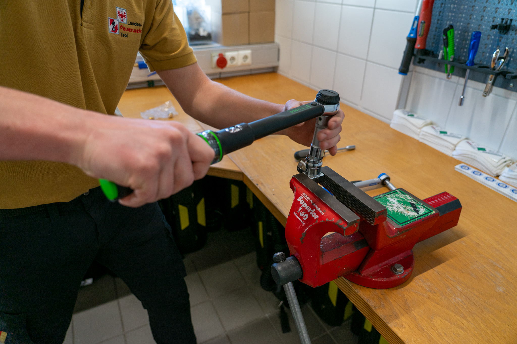 Kontrolle mit Drehmoment